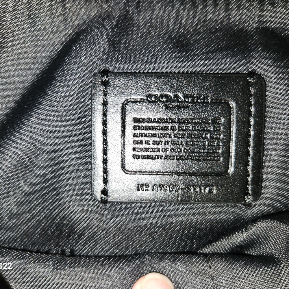 Coach Black Leather Clutch - Picture 5 of 7